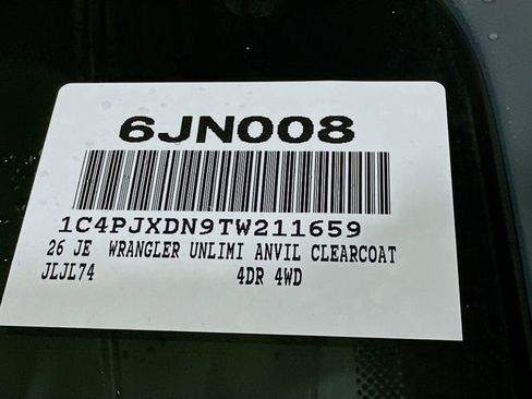 New 2026 Jeep Wrangler Sport S image 5