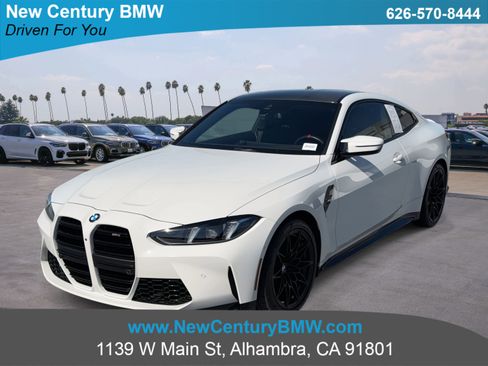 Used 2025 BMW M4 Coupe w/ Executive Package RWD image 1