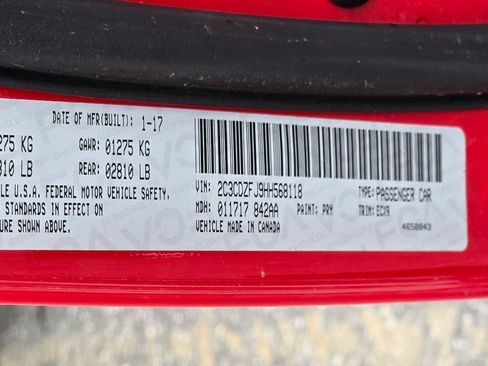 Used 2017 Dodge Challenger R/T Scat Pack w/ Leather Interior Group image 53