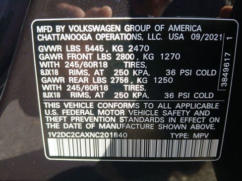 Used 2022 Volkswagen Atlas Cross Sport SE image 30