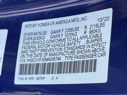 Used 2021 Honda Accord Sport image 28