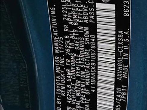 New 2026 Toyota Camry SE image 17