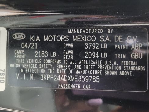 Used 2021 Kia Forte LXS FWD image 33