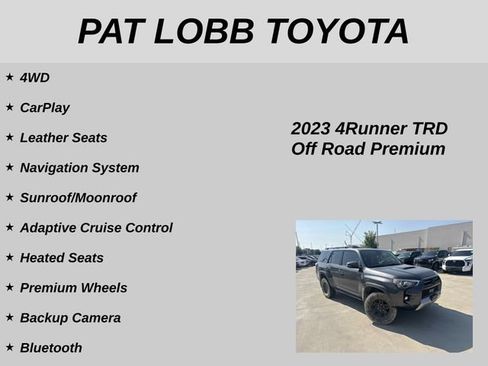 Used 2023 Toyota 4Runner TRD Off-Road Premium w/ Off Road Premium Plus Package AWD/4WD image 12
