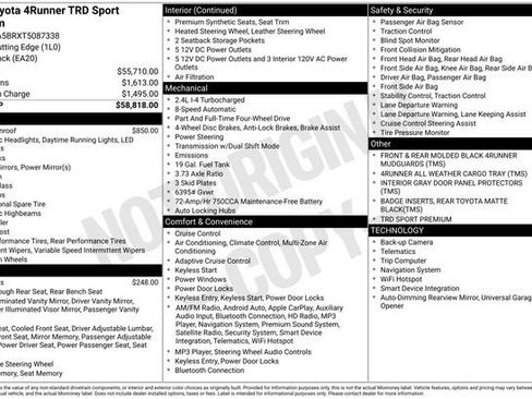 New 2026 Toyota 4Runner TRD Sport Premium image 7