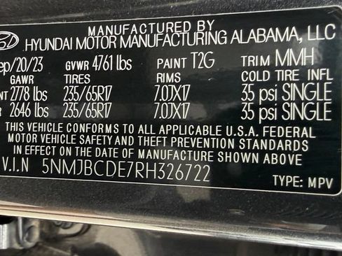 Used 2024 Hyundai Tucson SEL AWD/4WD image 28