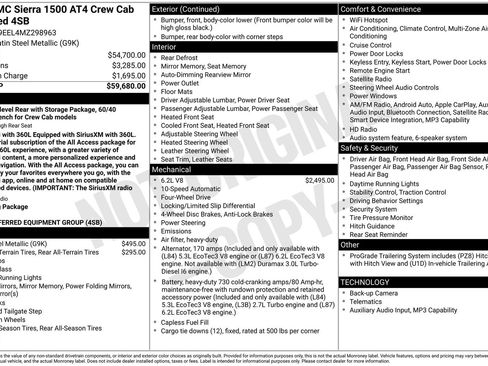 Used 2021 GMC Sierra 1500 AT4 AWD/4WD image 10