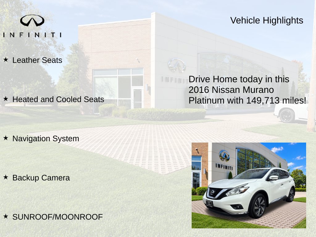 Used 2016 Nissan Murano Platinum w/ Platinum Technology Package AWD/4WD image 9
