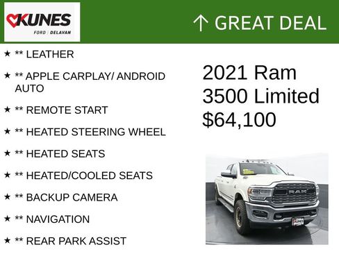 Used 2021 RAM 3500 Limited image 2