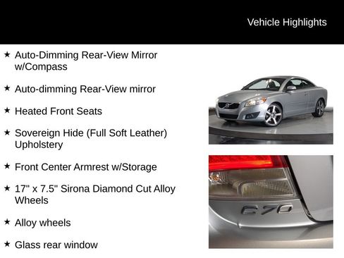 Used 2011 Volvo C70 T5 FWD image 31