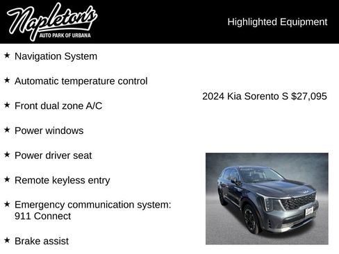 Used 2024 Kia Sorento S image 3