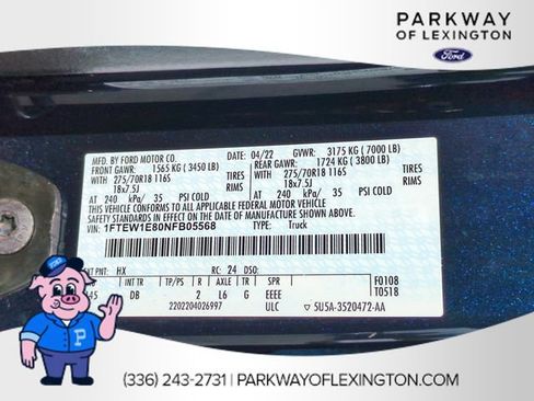 Used 2022 Ford F150 Tremor w/ Trailer Tow Package AWD/4WD image 35