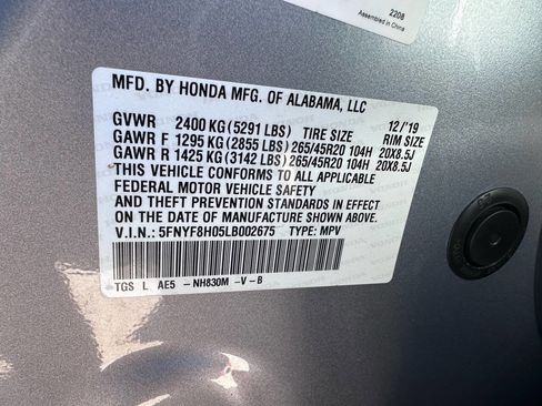 Used 2020 Honda Passport Elite image 18