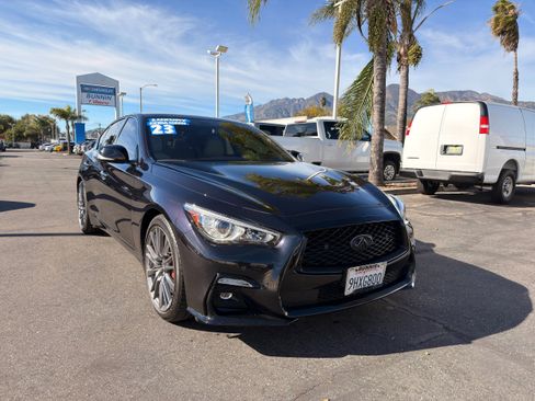 Used 2023 INFINITI Q50 Red Sport 400 w/ Black Opal Edition image 2