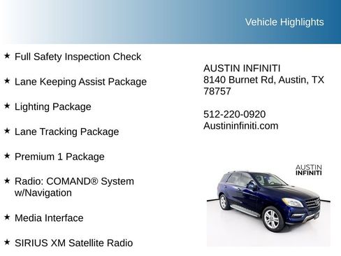 Used 2015 Mercedes-Benz ML 350 4MATIC image 9