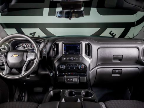 Used 2024 Chevrolet Silverado 1500 Custom w/ Turbomax Blackout Package AWD/4WD image 2