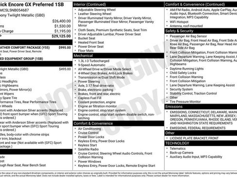 Used 2022 Buick Encore GX Preferred w/ Cold Weather Comfort Package image 9