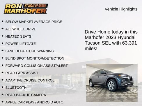 Used 2023 Hyundai Tucson SEL AWD/4WD image 15