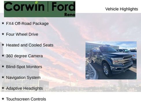 Used 2018 Ford F150 King Ranch w/ Equipment Group 601A Luxury image 8