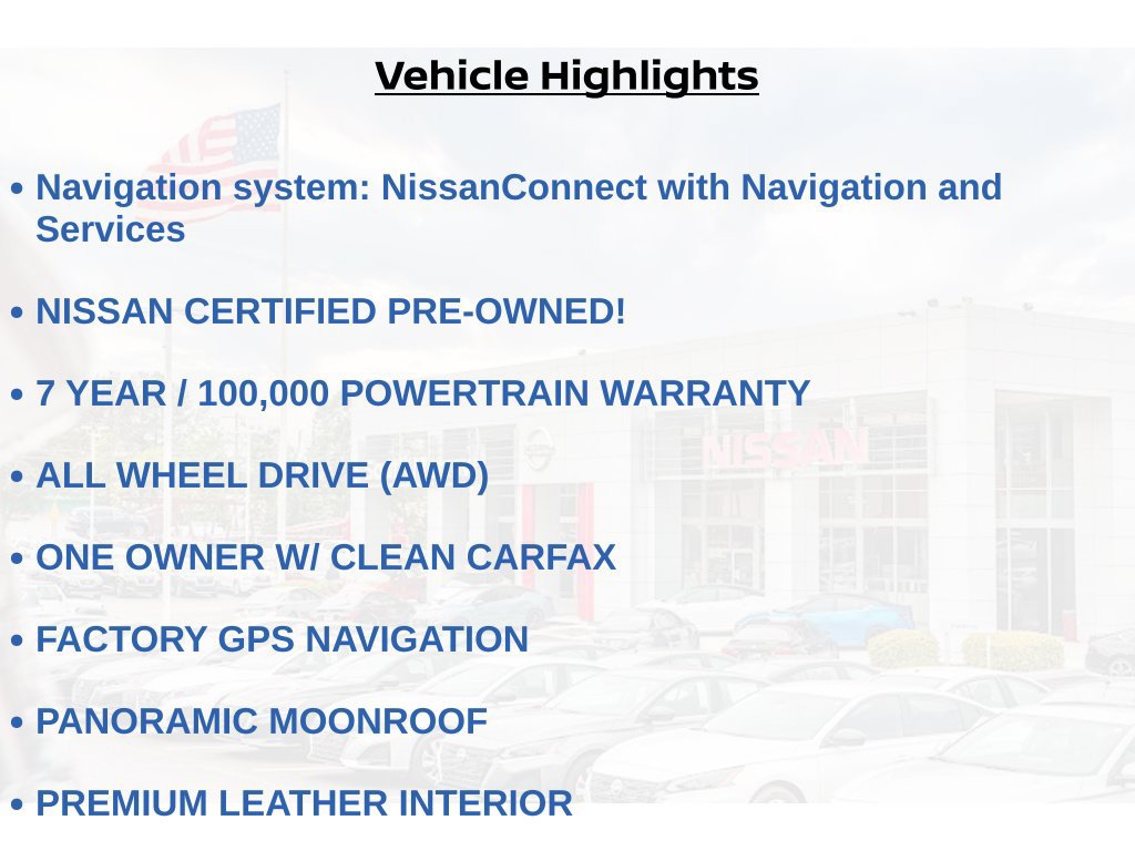Certified 2026 Nissan Murano Platinum w/ Cargo Package AWD/4WD image 11