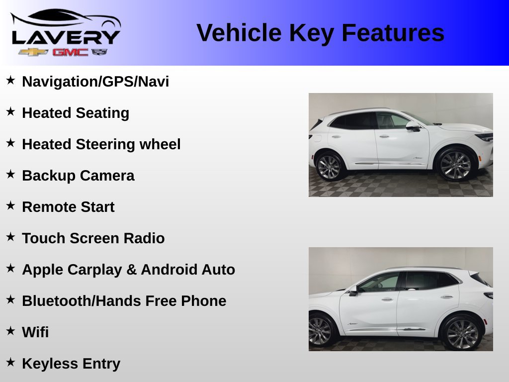 Used 2022 Buick Envision Avenir w/ Technology Package II AWD/4WD image 2
