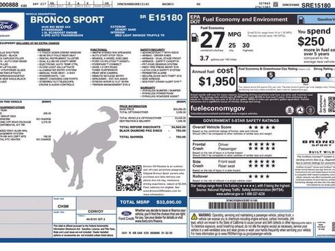 Used 2025 Ford Bronco Sport Big Bend AWD/4WD image 37
