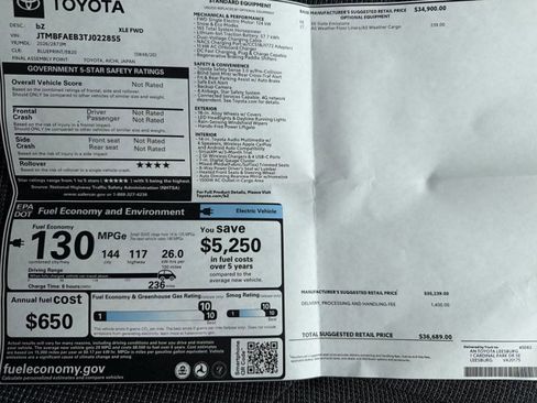 New 2026 Toyota bZ FWD image 23