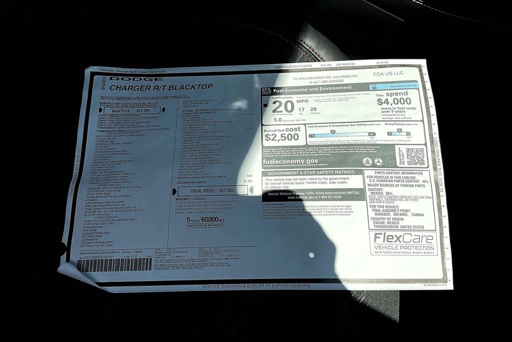 New 2026 Dodge Charger R/T w/ Driver Convenience Group AWD/4WD image 14