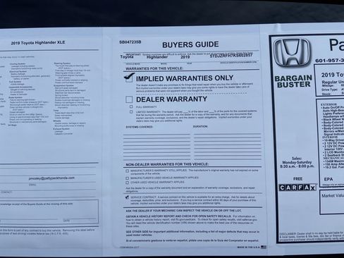 Used 2019 Toyota Highlander XLE image 5