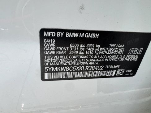 Used 2019 BMW X6 M w/ Executive Package AWD/4WD image 34
