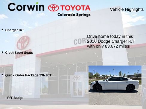 Used 2016 Dodge Charger R/T RWD image 6