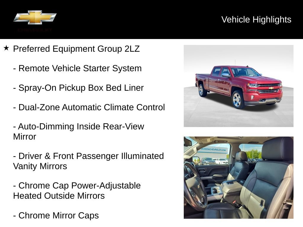 Used 2018 Chevrolet Silverado 1500 LTZ Z71 w/ LTZ Plus Package AWD/4WD image 21