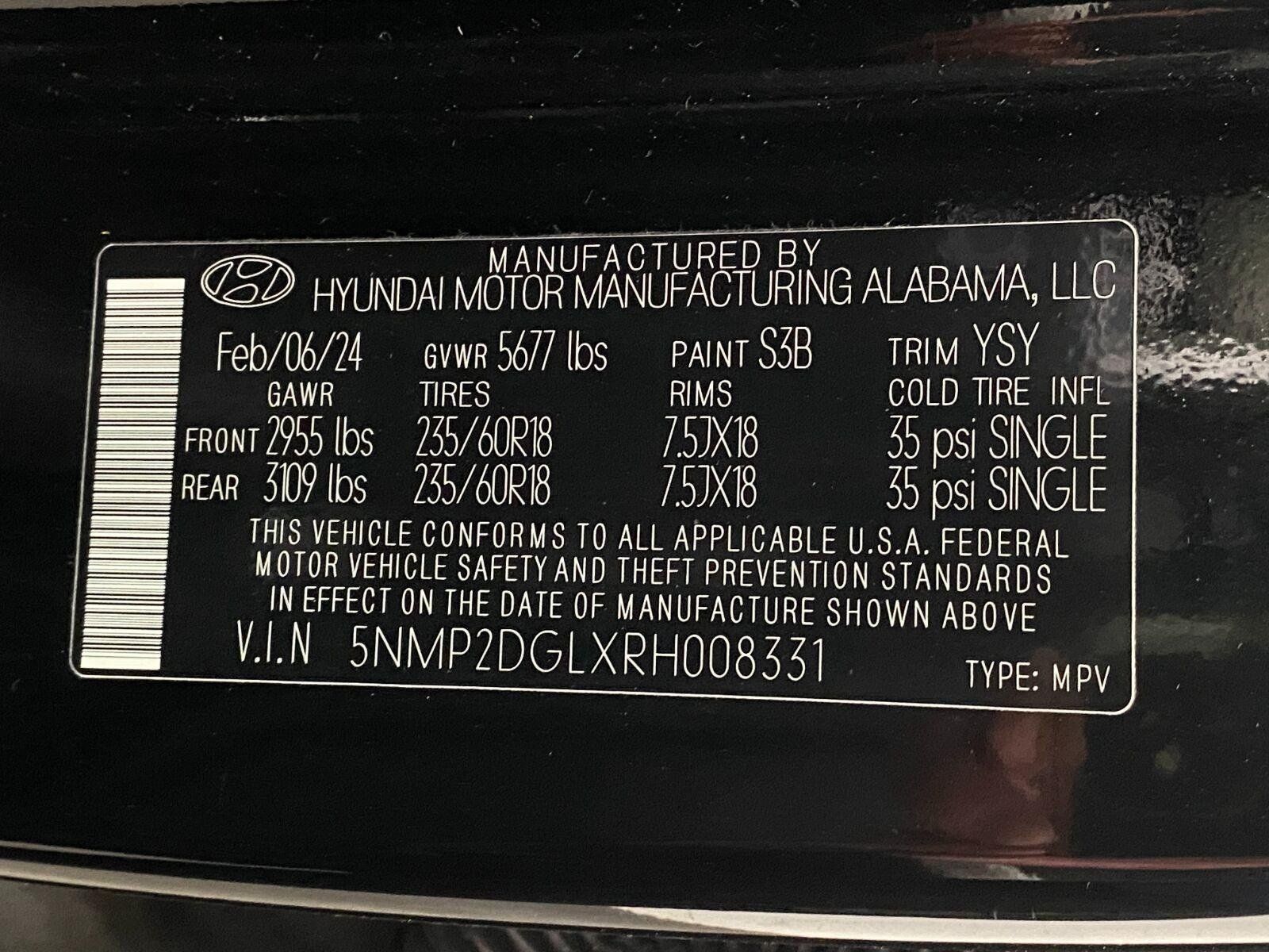 Used 2024 Hyundai Santa Fe SEL AWD/4WD image 33