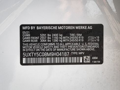Used 2021 BMW X3 xDrive30i w/ Convenience Package AWD/4WD image 38
