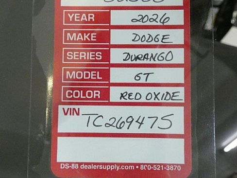 New 2026 Dodge Durango GT AWD/4WD image 33