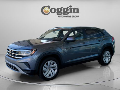 Used 2021 Volkswagen Atlas Cross Sport SE w/ Panoramic Sunroof Package FWD image 1