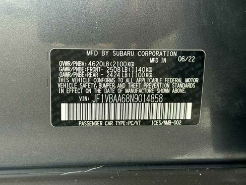 Used 2022 Subaru WRX AWD/4WD image 27