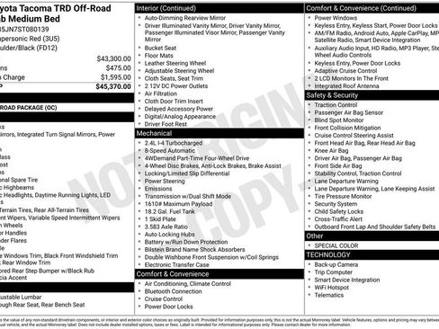 Used 2025 Toyota Tacoma TRD Off-Road image 29