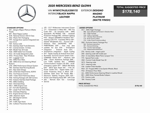 Used 2020 Mercedes-Benz G 63 AMG 4MATIC image 90