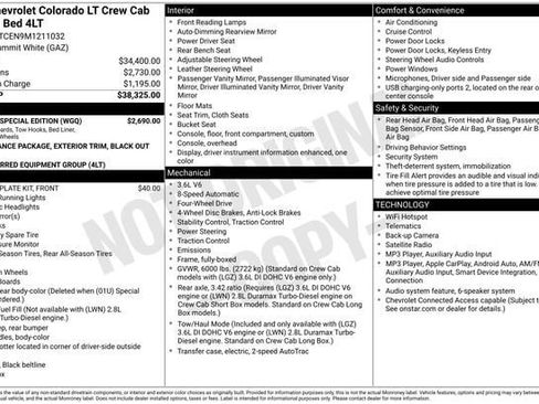 Certified 2021 Chevrolet Colorado LT w/ Redline Special Edition AWD/4WD image 2
