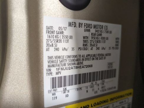 Used 2017 Ford Expedition Limited w/ Equipment Group 301A AWD/4WD image 24