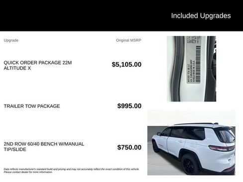 Used 2024 Jeep Grand Cherokee L Altitude AWD/4WD image 9