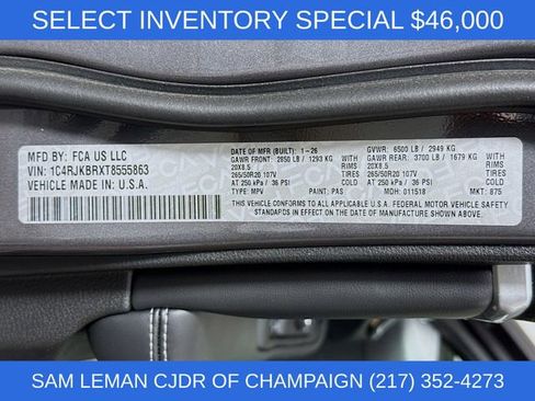 New 2026 Jeep Grand Cherokee L Limited w/ Limited Altitude Package AWD/4WD image 33