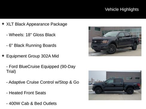 Used 2024 Ford F150 XLT w/ Equipment Group 302A MID image 11