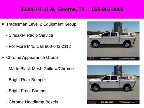Used 2024 RAM 2500 Tradesman w/ Chrome Appearance Group AWD/4WD image 19