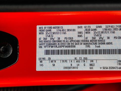 Used 2023 Ford F150 Raptor w/ Equipment Group 802A Raptor R image 28