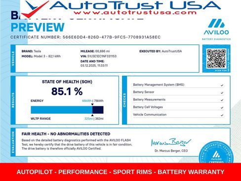 Used 2022 Tesla Model 3 Performance image 35