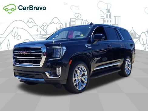 Certified 2022 GMC Yukon SLT w/ SLT Premium Package AWD/4WD image 1