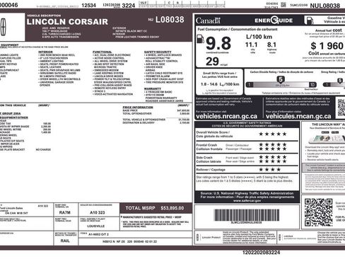 Used 2022 Lincoln Corsair Reserve w/ Elements Package AWD/4WD image 10