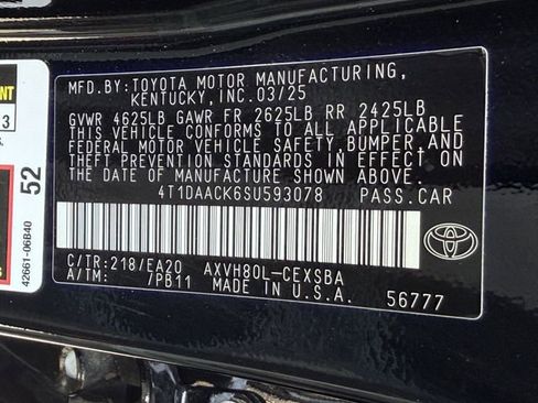 Certified 2025 Toyota Camry SE w/ Convenience Package FWD image 31